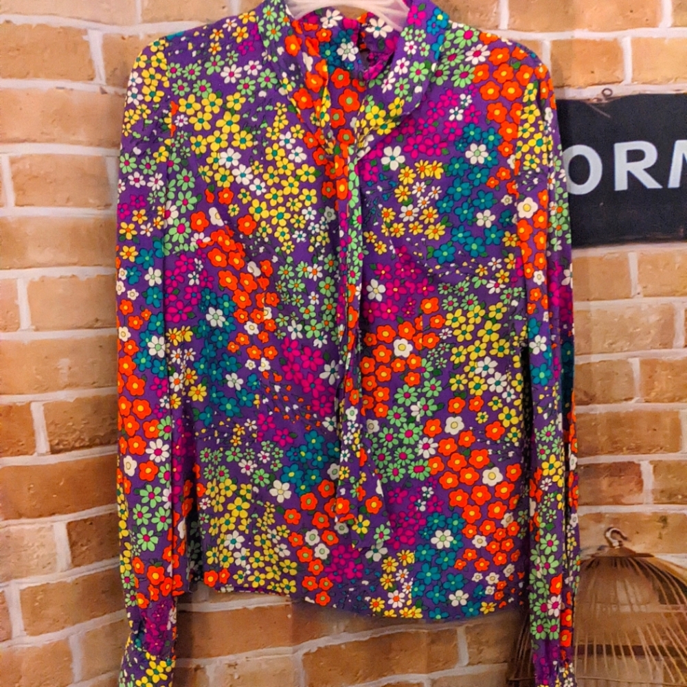 Vintage floral blouse